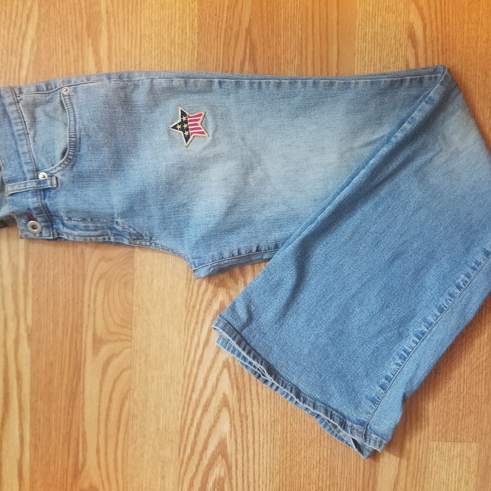 Vintage Tommy Hilfiger, high rise jeans, sz 5 087